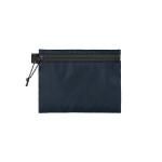 ノベルティ・粗品で人気の「 リップストップフラットポーチ(S) ネイビー」