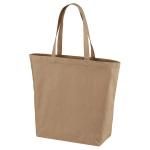 ノベルティ・粗品で人気の「 レギュラー キャンバス トートバッグ/モカL」