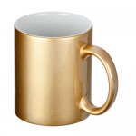 ノベルティ・粗品で人気の「フルカラー転写対応陶器マグカップ（３２０ｍｌ）（ゴールド）」
