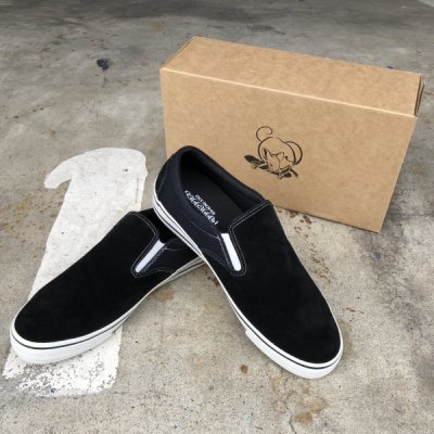 POSSESSED / SLIP-ON [ SKATE GANG ] SUEDE x CANVAS