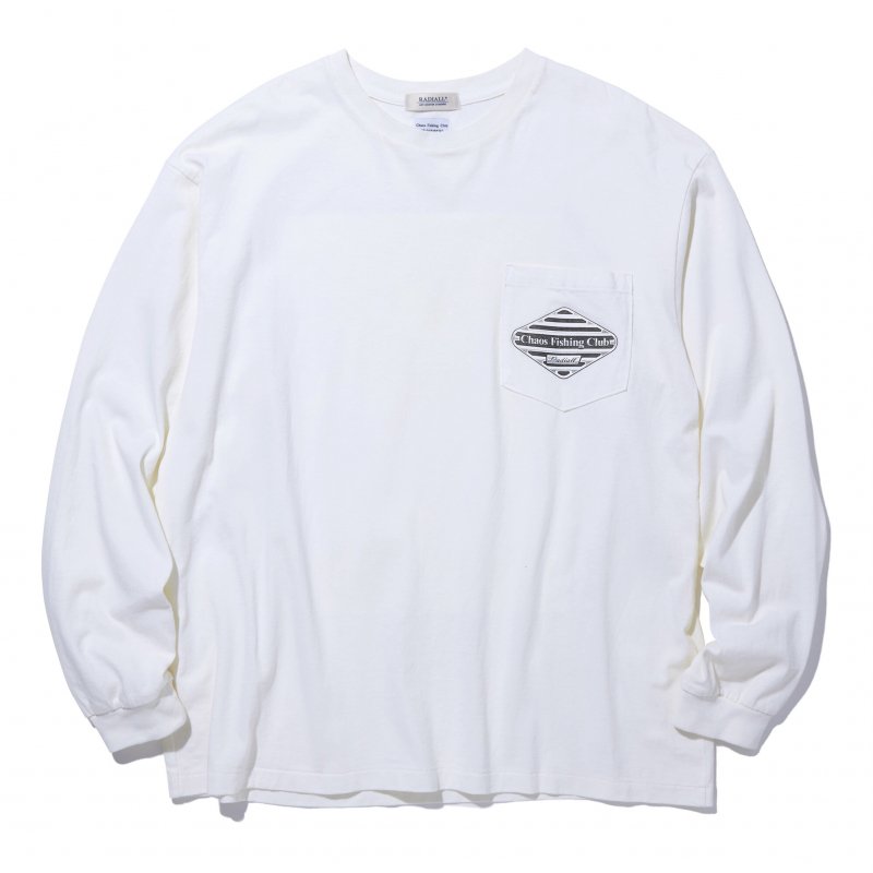 CHAOS FISHING CLUB x RADIALL / GAMBLING HOURS - CREW NECK LS Tee / 3colors  - Skateboard Shop Bridge