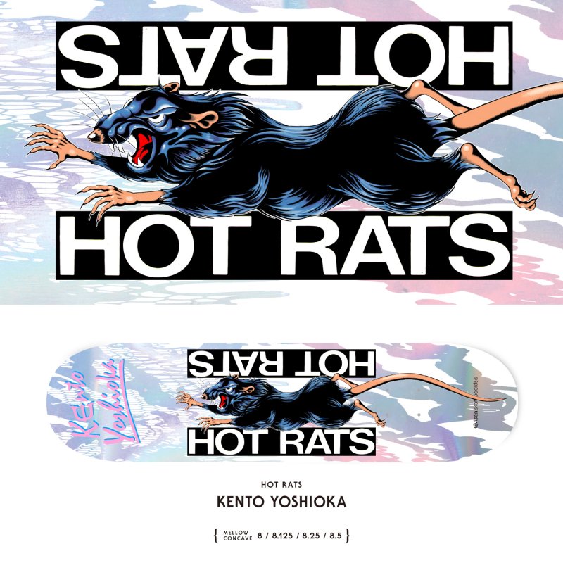EVISEN / KENT YOSHIOKA-HOT RAT / 8 , 8.125 , 8.25 , 8.5 - Skateboard Shop  Bridge