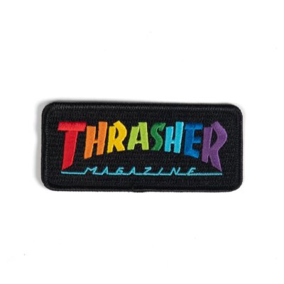 THRASHER / Rainbow Logo Patch