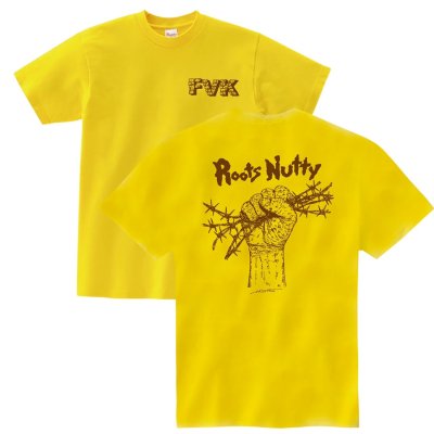 FVK / Roots nutty Tee / 3colors / art work by HIROTTON