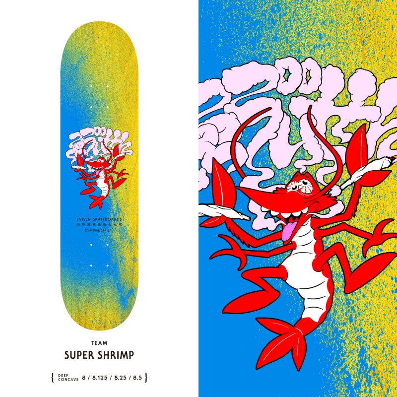 EVISEN / SUPER SHRIMP / 8 , 8.125 , 8.25 , 8.5 - Skateboard Shop Bridge