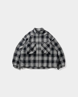 TIGHTBOOTH / PLAID FLANNEL SWING TOP / 2colors