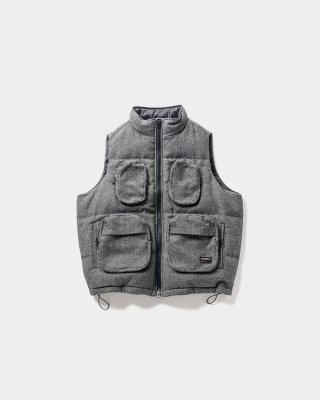<img class='new_mark_img1' src='https://img.shop-pro.jp/img/new/icons24.gif' style='border:none;display:inline;margin:0px;padding:0px;width:auto;' />TIGHTBOOTH / TWEED DOWN VEST / 2colors