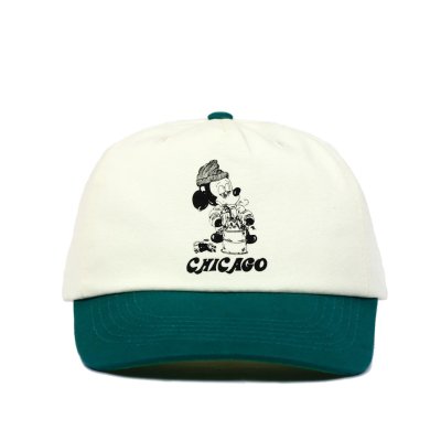 SNACK / CHICAGO CAP / WHITE x GREEN