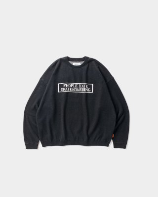 TIGHTBOOTH / PEOPLE HATE SKATE SWEATER / 4colors