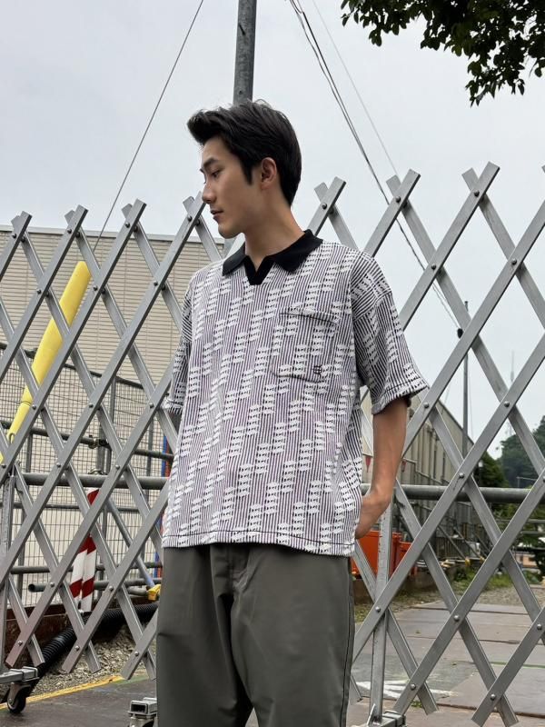 EVISEN / REPETITION KNIT POLO SHIRT / 3colors - Skateboard