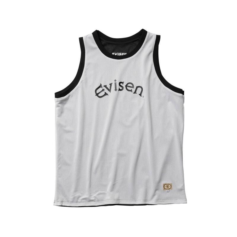 REVERSIBLE MESH TANKTOP - BLACK/WHITE – Evisen Skateboards