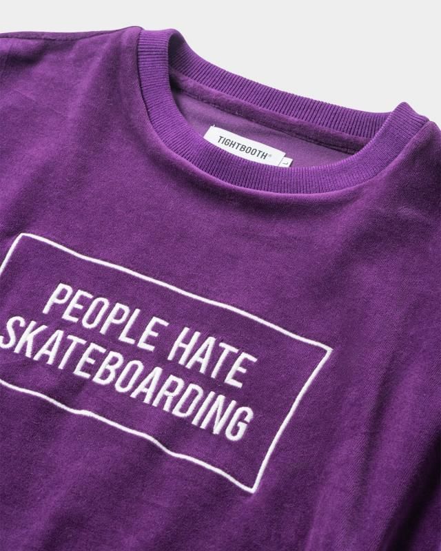 TIGHTBOOTH / PEOPLE HATE SKATE VELOUR LS / 4colors