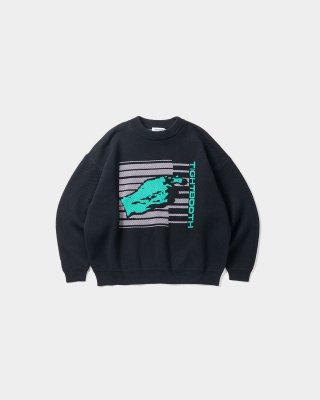 TIGHTBOOTH / KEYBOARD KNIT SWEATER / 2colors