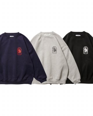 EVISEN / EMBLEM CREW SWEAT / 3colors