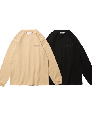 EVISEN / RECTANGLE LOGO LS TEE / 2colors