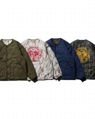 EVISEN / REVERSIBLE SOUVENIR QUILTED JKT / 2colors