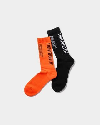 TIGHTBOOTH / LABEL LOGO SOCKS / 2colors