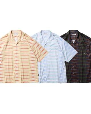 EVISEN / BORDER MESH SHIRT / 3colors