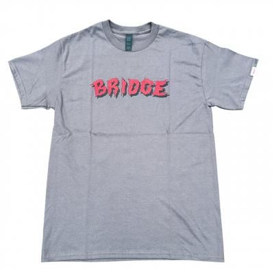 BRIDGE x HIROTTON / ֤ޤष LOGO Tee / Charcoal