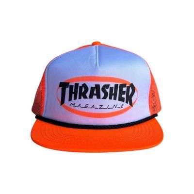THRASHER / ELLIPSE LOGO MESH CAP / 2colors