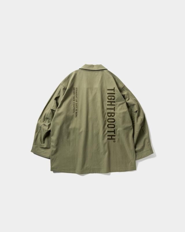 tightbooth LABEL LOGO BDU SHIRT サイズL TIGHTBOOTH / LABEL LOGO BDU SHIRT / 3colors - Skateboard