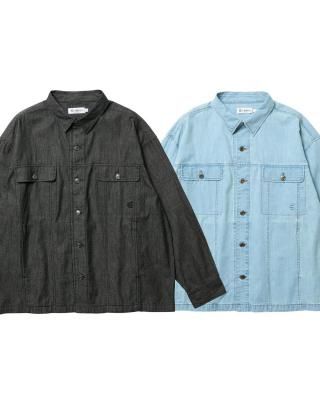 EVISEN / 2ND CHAMBRAY DENIM SHIRT / 2colors