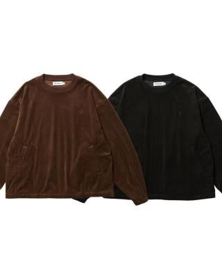 EVISEN / EQUALIZER CORD CREW SWEAT / 2colors
