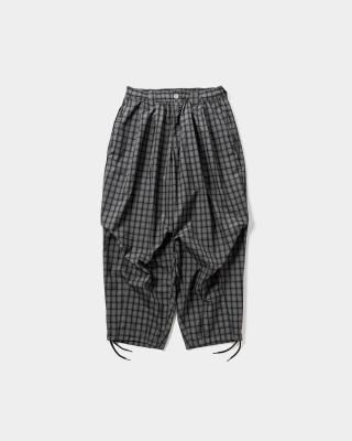 TIGHTBOOTH / PLAID LIGHT BALLOON PANTS / 2colors