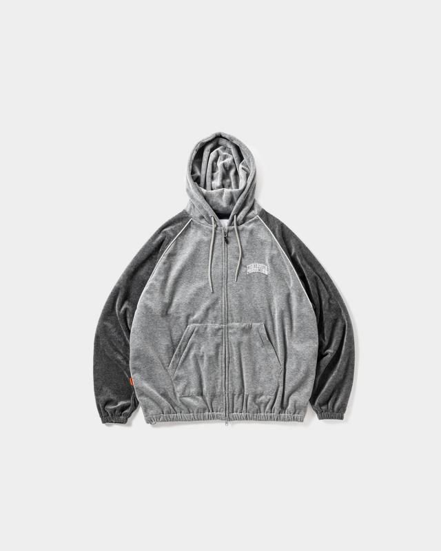 TIGHTBOOTH / VELOUR PIPING HOODED JKT / 3colors - Skateboard Shop