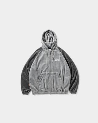 TIGHTBOOTH / VELOUR PIPING HOODED JKT / 3colors