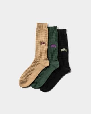 TIGHTBOOTH / WAFFLE SOCKS / 3colors