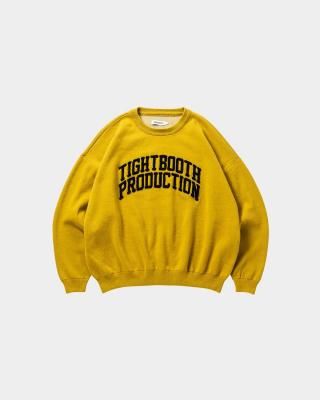 TIGHTBOOTH / COLLEGE SWEATER / 4colors