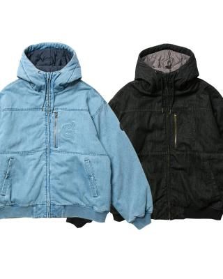 EVISEN / EYE FIRE DENIM PUFF JACKET / 2colors