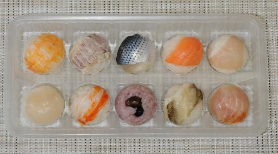 10種類のまんぞくセット　海星　一口てまり寿司