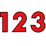 スチール製 プライスボード用数字 ＡＳ−４５