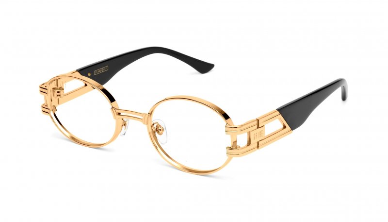 9FIVE] ナインファイブ CLARITY 24k Gold 研ぎ澄まし Clear Lens Glasses クラリティー / 24Kゴー