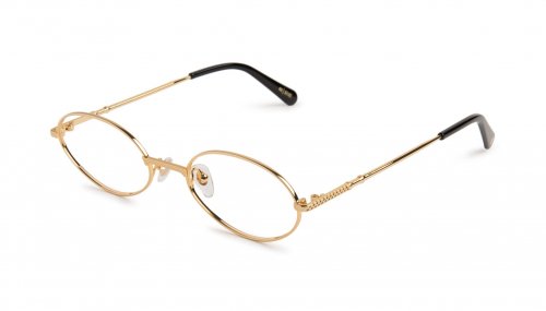 <img class='new_mark_img1' src='https://img.shop-pro.jp/img/new/icons47.gif' style='border:none;display:inline;margin:0px;padding:0px;width:auto;' />9five 40 24K Gold Clear Lens Glasses　40 / 24Kゴールド / クリアーレンズ / ナインファイブ