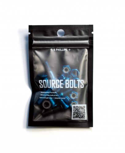 SOURCE BOLTS -Plating Blue- 7/8 Philips＋ Hardware　ソース / ビス / ボルト / ナット / ハードウェア / プラス