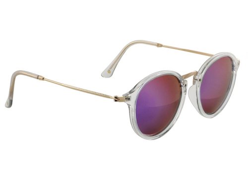 <img class='new_mark_img1' src='https://img.shop-pro.jp/img/new/icons47.gif' style='border:none;display:inline;margin:0px;padding:0px;width:auto;' />Glassy KLEIN Clear/Pink Mirror Polarized Sunglasses　クレイン / クリア / ピンクミラー / 偏光レンズ / サングラス / グラッシー