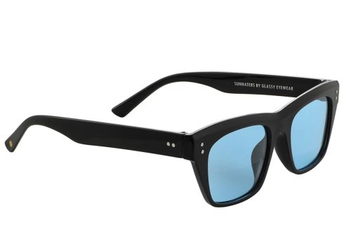 <img class='new_mark_img1' src='https://img.shop-pro.jp/img/new/icons47.gif' style='border:none;display:inline;margin:0px;padding:0px;width:auto;' />Glassy SANTOS Black/Blue Lens Polarized Sunglasses　サントス / ブラック / ブルーレンズ / 偏光レンズ / サングラス / グラッシー