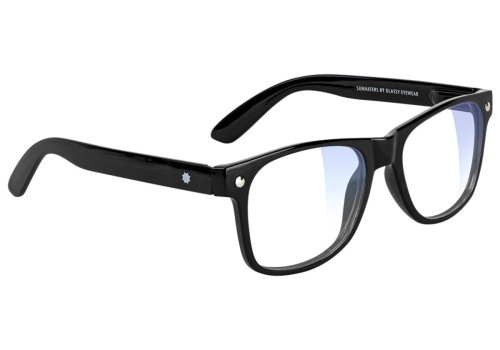<img class='new_mark_img1' src='https://img.shop-pro.jp/img/new/icons5.gif' style='border:none;display:inline;margin:0px;padding:0px;width:auto;' />Glassy LEONARD Black/Clear Lens Gaming Glasses　レオナルド / ブラック / クリアレンズ / ゲーミンググラス / ブルーライトカット