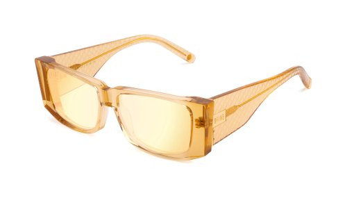 <img class='new_mark_img1' src='https://img.shop-pro.jp/img/new/icons5.gif' style='border:none;display:inline;margin:0px;padding:0px;width:auto;' /> 9FIVE ANGELO  & 24K Gold Reflective Gold Sunglasses　アンジェロ / クリアゴールド / 24Kゴールド / リフレクティブ