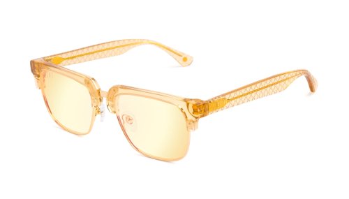 <img class='new_mark_img1' src='https://img.shop-pro.jp/img/new/icons5.gif' style='border:none;display:inline;margin:0px;padding:0px;width:auto;' />9five Belmont Gold Scale & 24K Gold Reflective Sunglasses ベルモント / ゴールドスケール&24Kゴールド / リフレクティブ