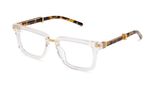 <img class='new_mark_img1' src='https://img.shop-pro.jp/img/new/icons5.gif' style='border:none;display:inline;margin:0px;padding:0px;width:auto;' />9five BISHOP Oasis & 24K Gold Clear Lens Glasses　ビショップ / オアシス＆24Kゴールド / クリア / ナインファイブ