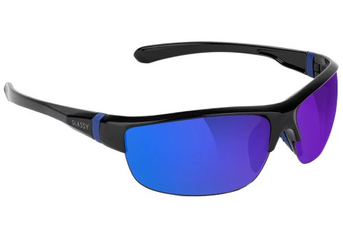 <img class='new_mark_img1' src='https://img.shop-pro.jp/img/new/icons5.gif' style='border:none;display:inline;margin:0px;padding:0px;width:auto;' />Glassy WEBER Black Blue Miror Polarized SunglassesС / ֥å֥롼ߥ顼 / и / 󥰥饹 / å
