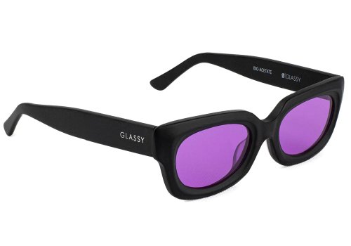 <img class='new_mark_img1' src='https://img.shop-pro.jp/img/new/icons5.gif' style='border:none;display:inline;margin:0px;padding:0px;width:auto;' />Glassy DREW PREMIUM Matt Black / Purple Polarized Sunglasses　ドリュー / マットブラック / 偏光レンズ / サングラス