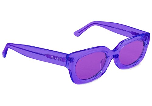 <img class='new_mark_img1' src='https://img.shop-pro.jp/img/new/icons5.gif' style='border:none;display:inline;margin:0px;padding:0px;width:auto;' />Glassy DREW PREMIUM Violet / Purple Polarized Sunglasses　ドリュー / バイオレット / 偏光レンズ / サングラス