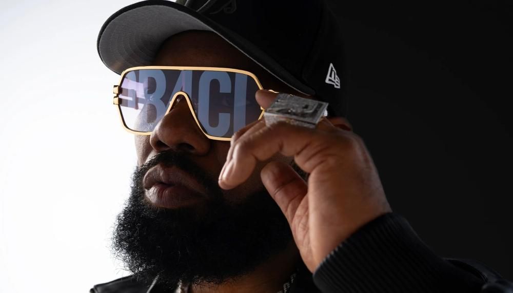 9FIVE x Raekwon ブルーサングラス