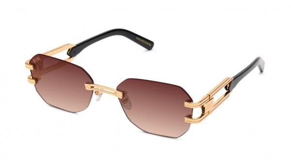 <img class='new_mark_img1' src='https://img.shop-pro.jp/img/new/icons5.gif' style='border:none;display:inline;margin:0px;padding:0px;width:auto;' /> 9five ROYALS LITE Black & 24K Gold Sienna Gradation Sunglasses饤 / ֥å / 󥰥饹 / 쥹