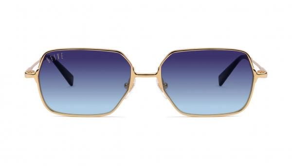 <img class='new_mark_img1' src='https://img.shop-pro.jp/img/new/icons5.gif' style='border:none;display:inline;margin:0px;padding:0px;width:auto;' />9five CLARITY 24k Gold Midnight Blue Gradation Sunglassesƥ / ե  / 24K / ֥롼ǡ 